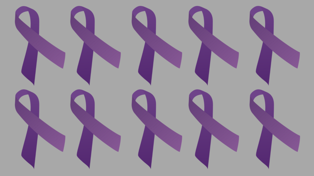 NDVAM purple ribbon