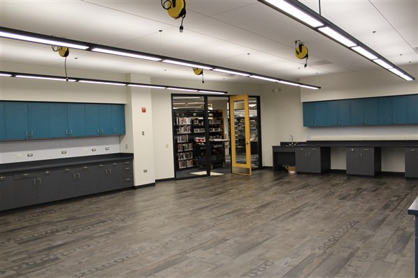 Looking out of the new Makerspace area Looking out of the new Makerspace area