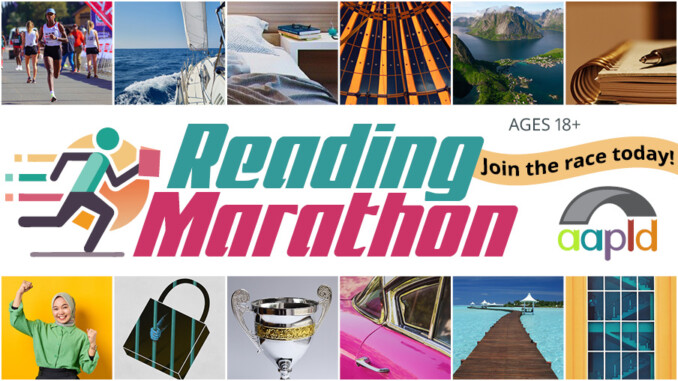 Ages 18+ are invited to participate in our Reading Marathon!